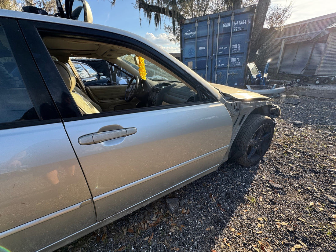 2002 Lexus IS300 Front Passenger Door Silver