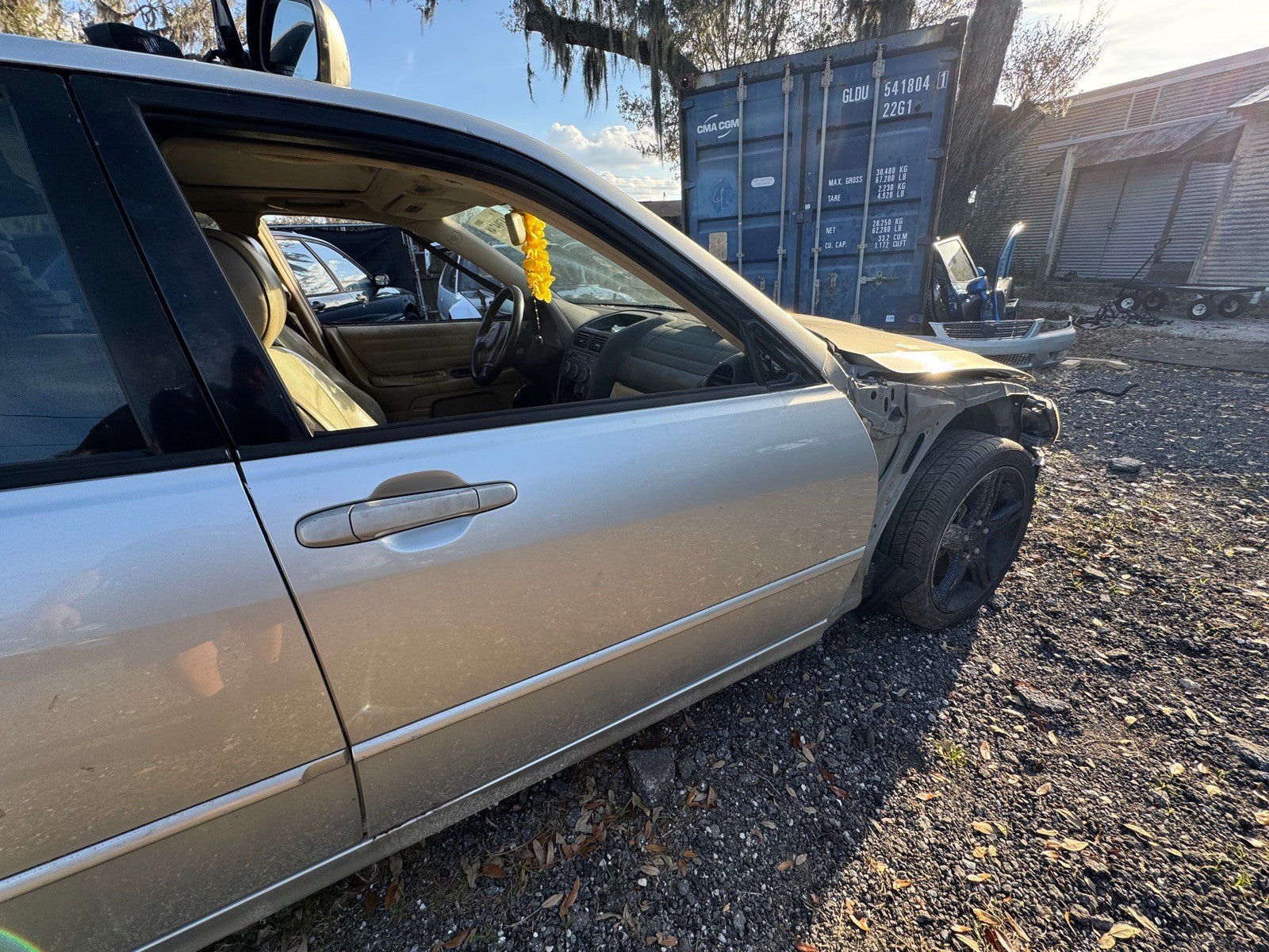 2002 Lexus IS300 Front Passenger Door Silver