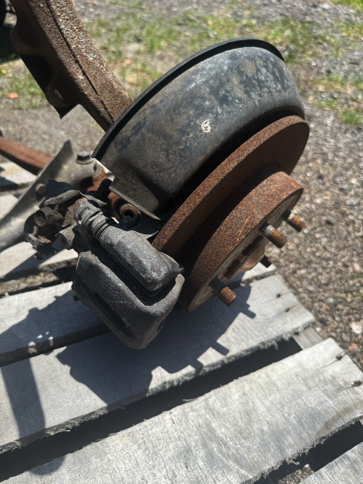 2001 Honda prelude rear knuckle assembly L & R