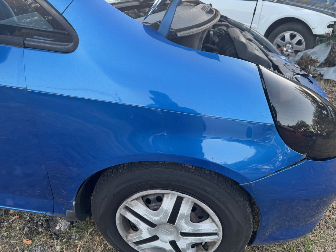 2007 Honda Fit Passenger Fender Blue