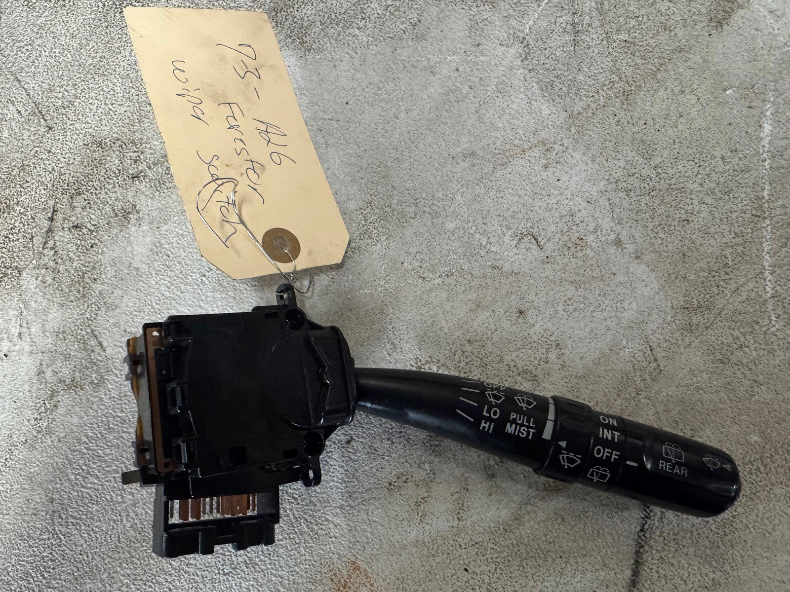 2002 Subaru Forestor Wiper Switch