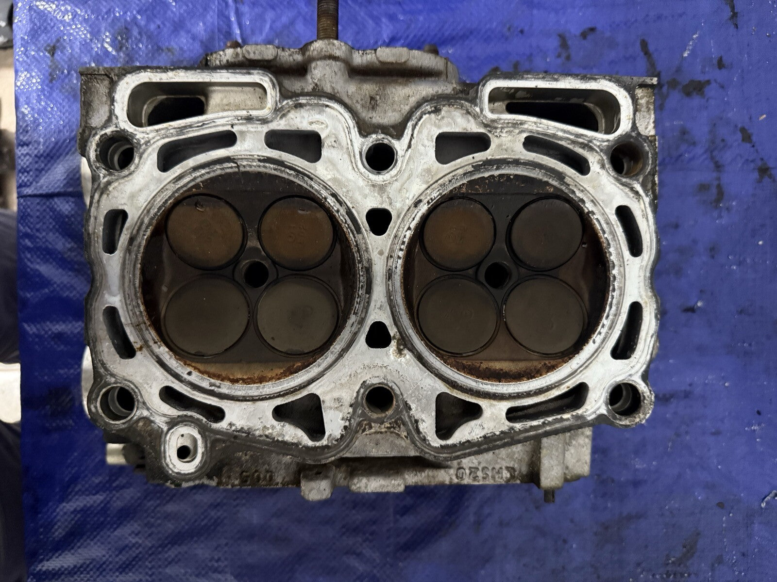 2002 2003 Subaru WRX EJ20 Turbo LH Cylinder Head 