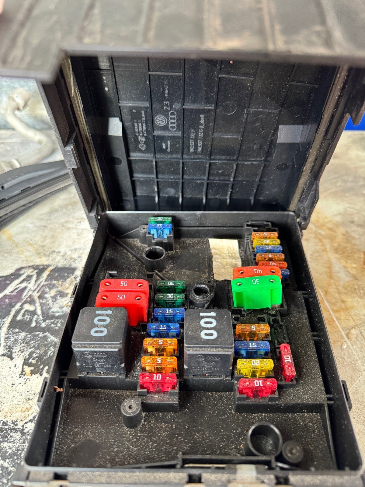 2012 VW GTI Fuse Box