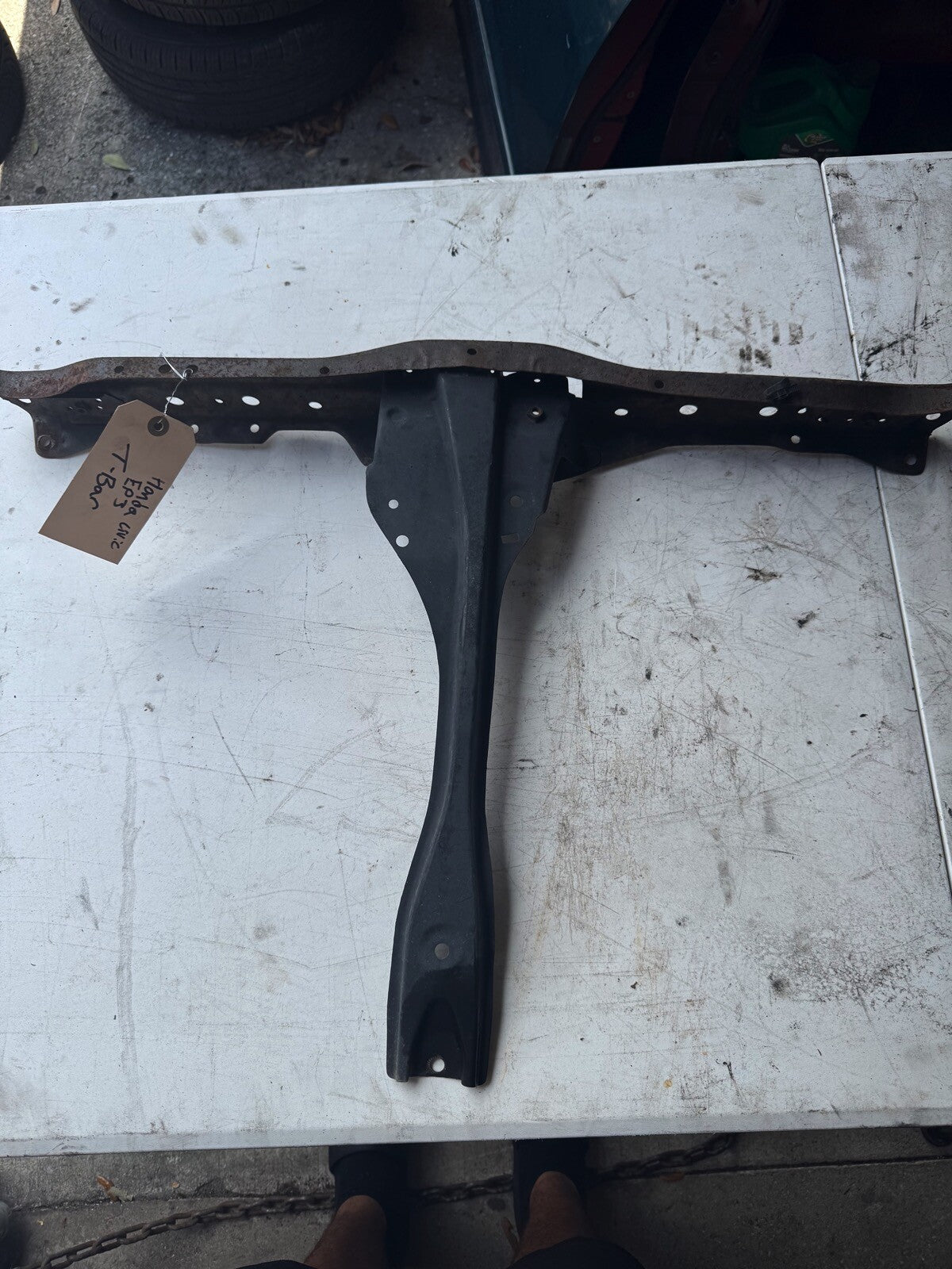 02-05 Honda civic SI EP# Radiator Support T Bracket OEM