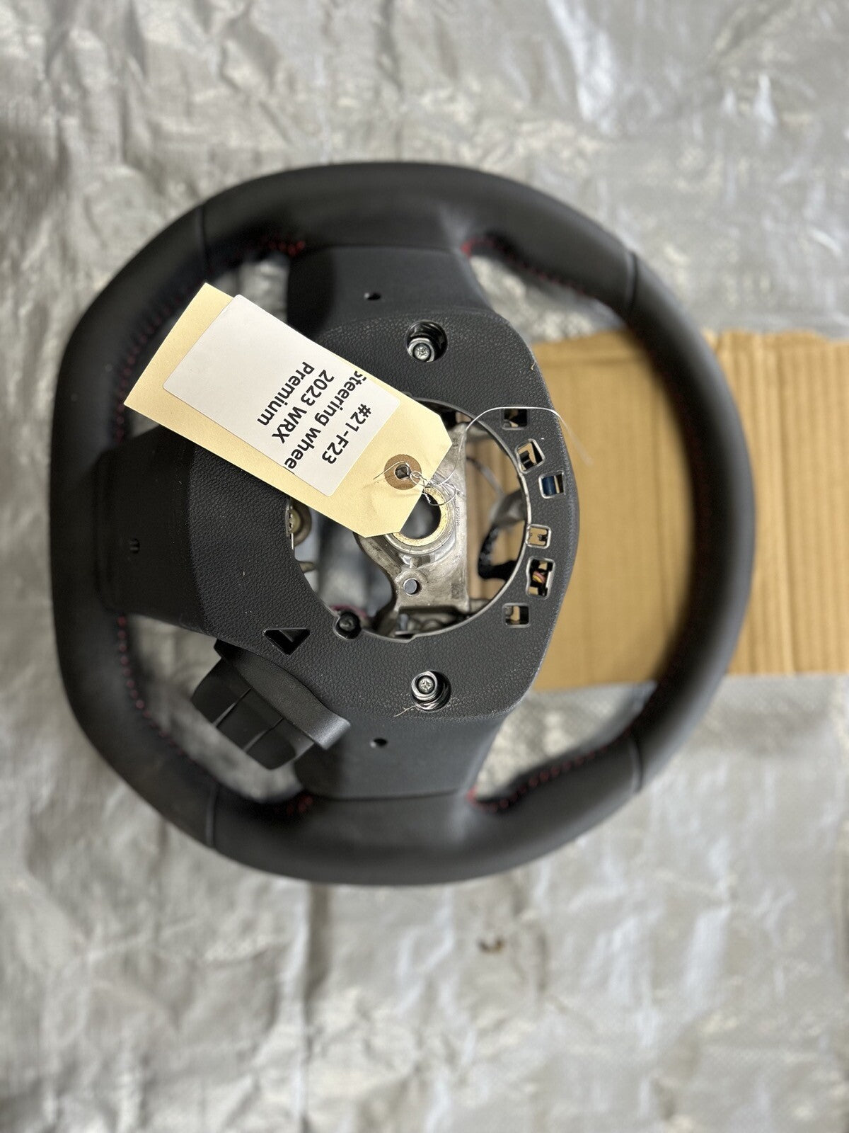 2022 - 2023 OEM Subaru WRX Premium Steering Wheel Black