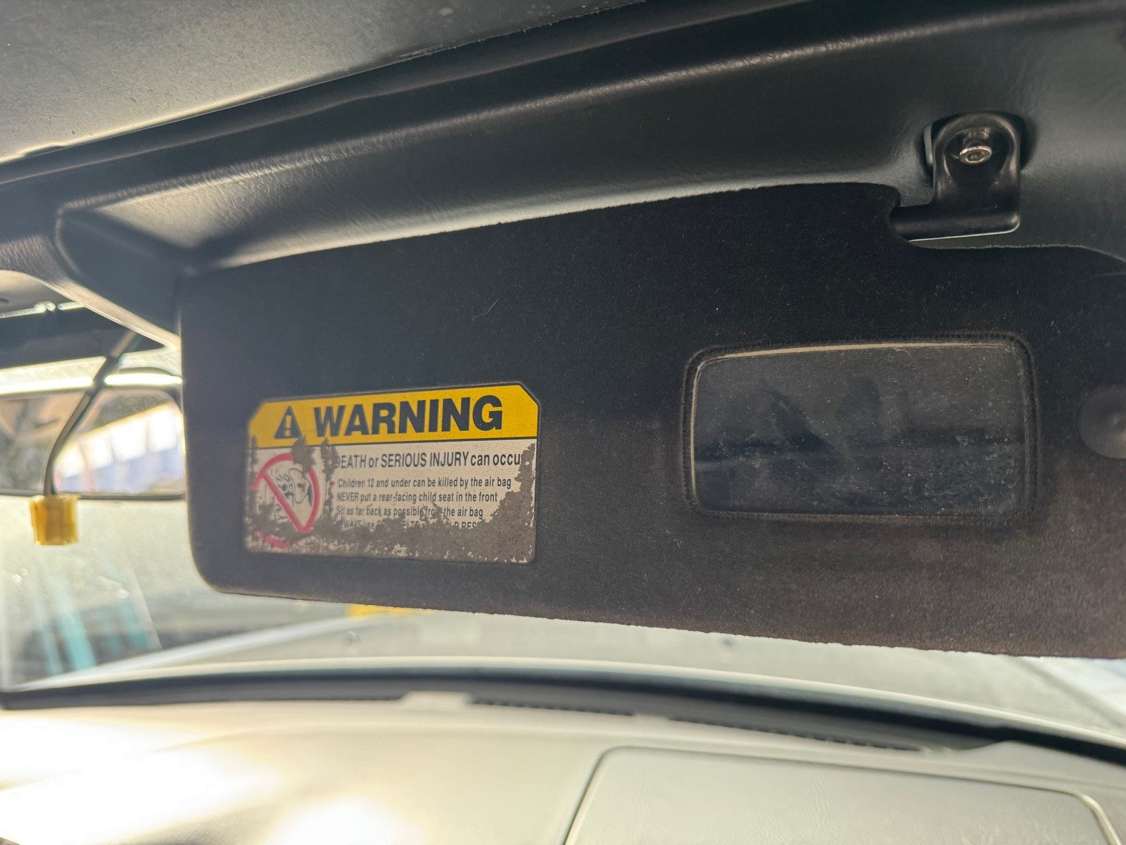2000-2004 Honda S2000 Passenger Sun Visor 