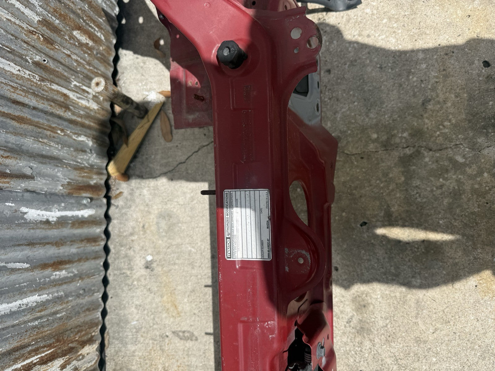 2004-2007 Mazda Rx8 Core Support 