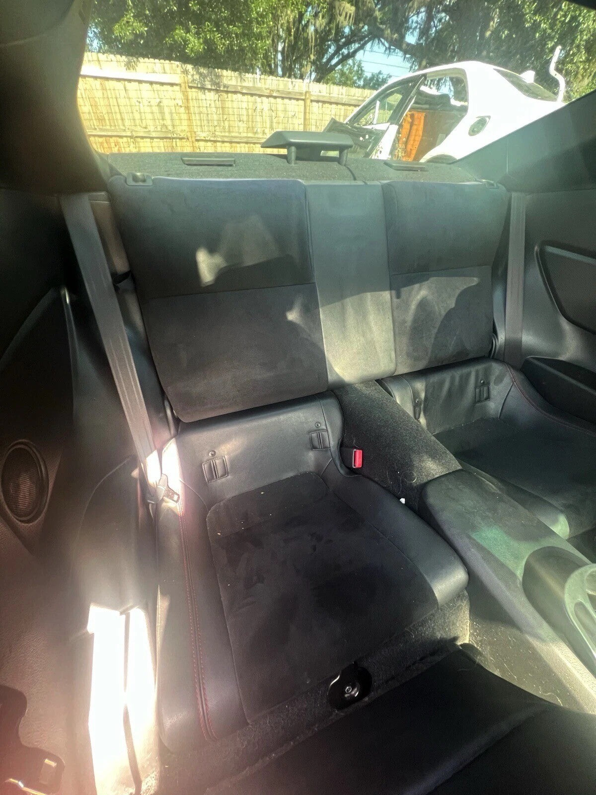 2013-16 (2013) Subaru BRZ Rear Cloth/Leather Seats Black