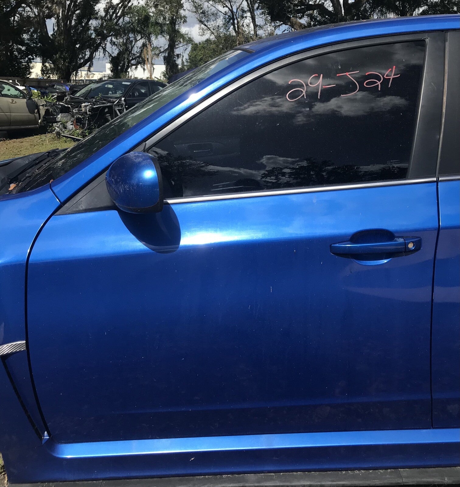 2012 Subaru Impreza WRX AWD Driver's Side Door 