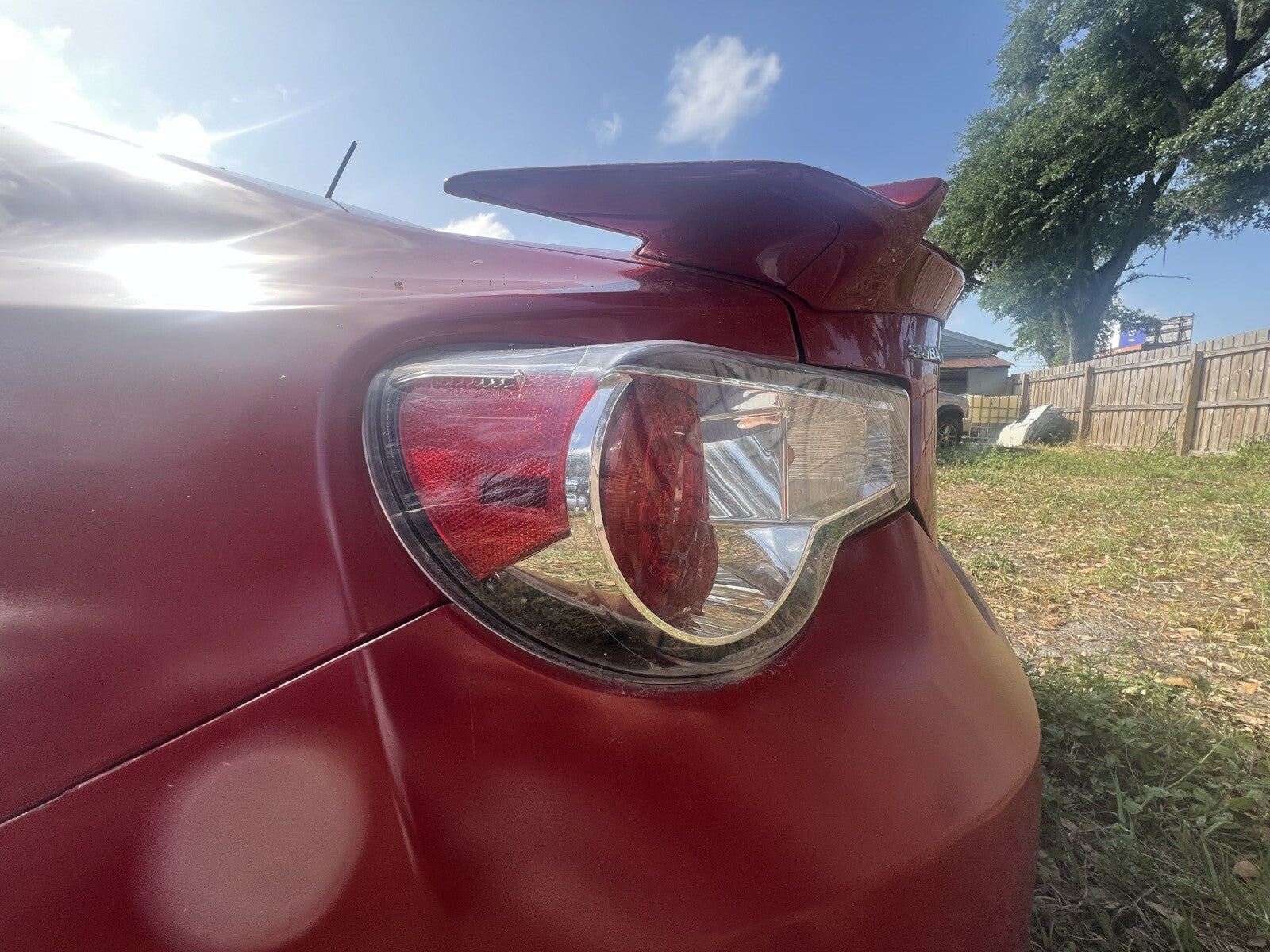 2013-16 (2013) Subaru BRZ Driver Left Tail Light