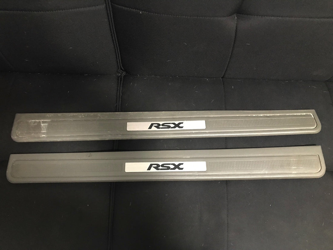 05-06 Acura RSX Driver/Passenger Door Sill Scruff Plate Trim Panels 