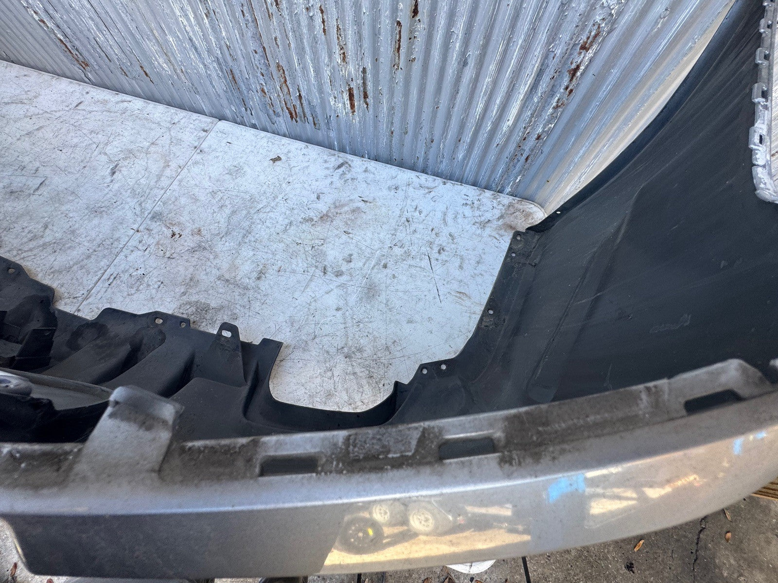 2015-2020 Subaru WRX STI Rear bumper Silver OEM