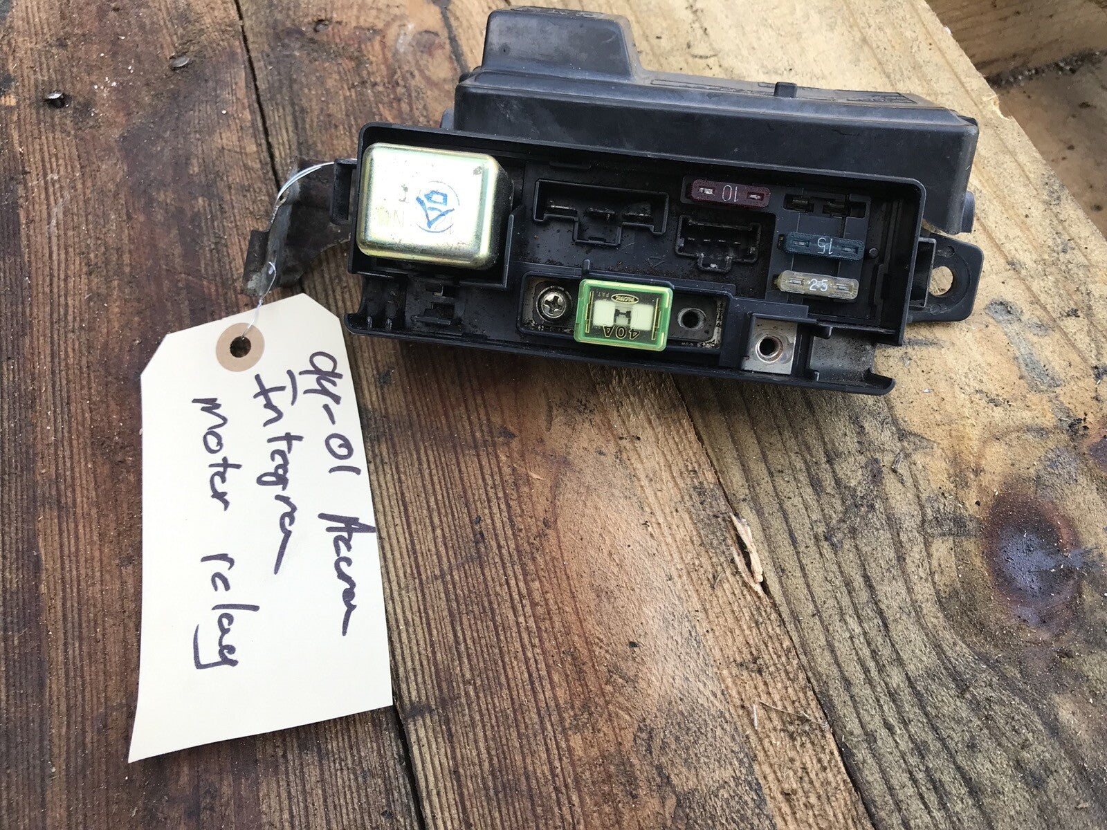 94 Acura Integra Motor Relay Fuse Box