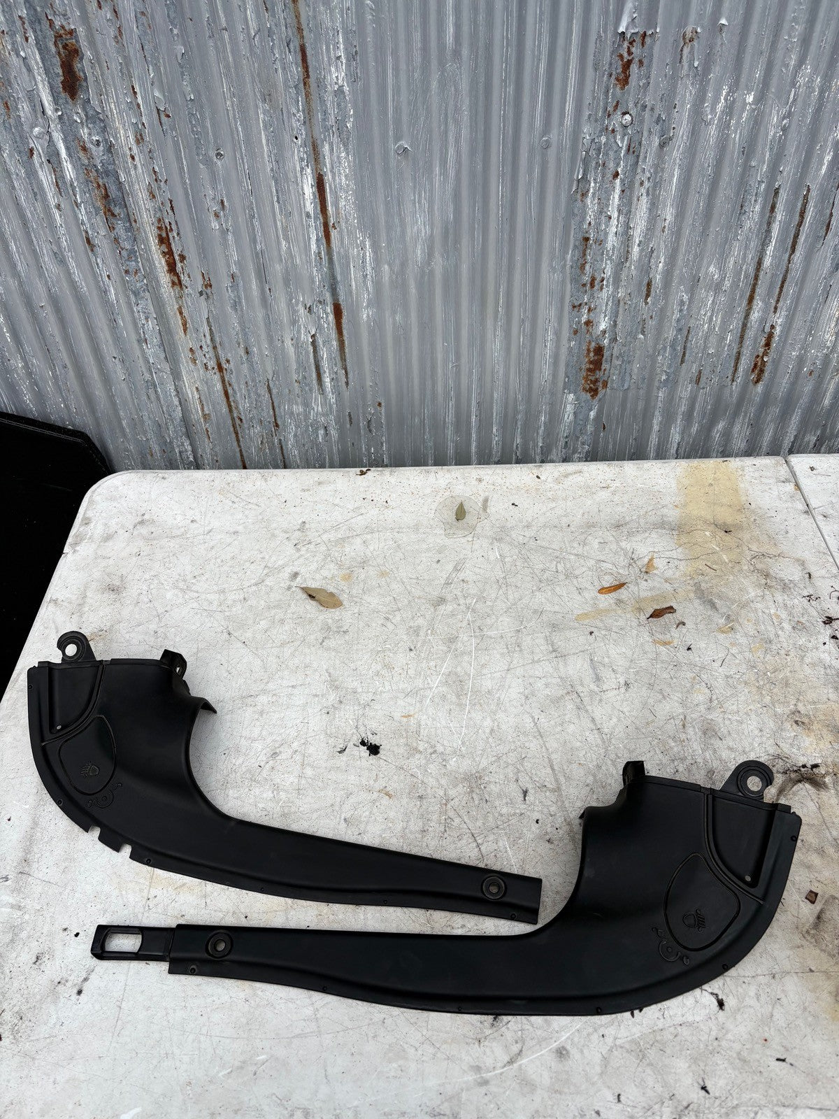 2003-2010 Porsche Cayenne Left Right Engine Bay Compartment Trim Plastic Cover 