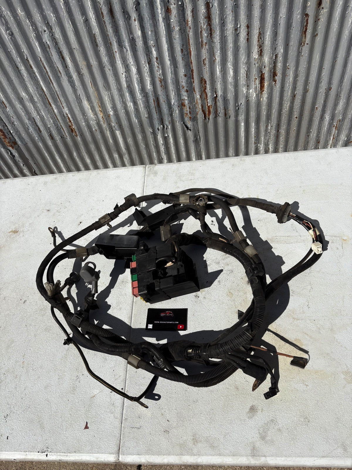 1999-2000 Mazda Miata Engine Bay Wiring W/ Fuse Box Charge Harness Manual M/T