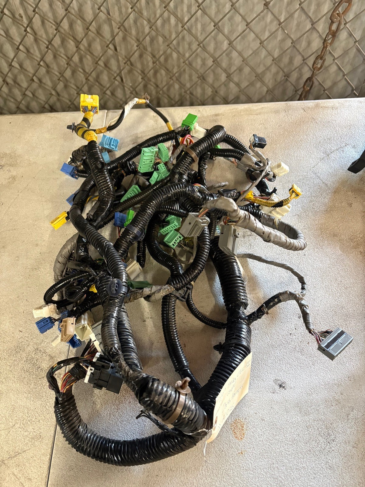 2007 Honda Civic SI Coupe 2DR FG2 Under Dash Instrument Gauge Cluster Wiring 