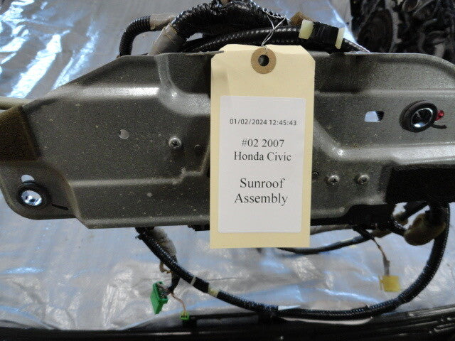 2007 Honda Civic Complete Sunroof Assembly