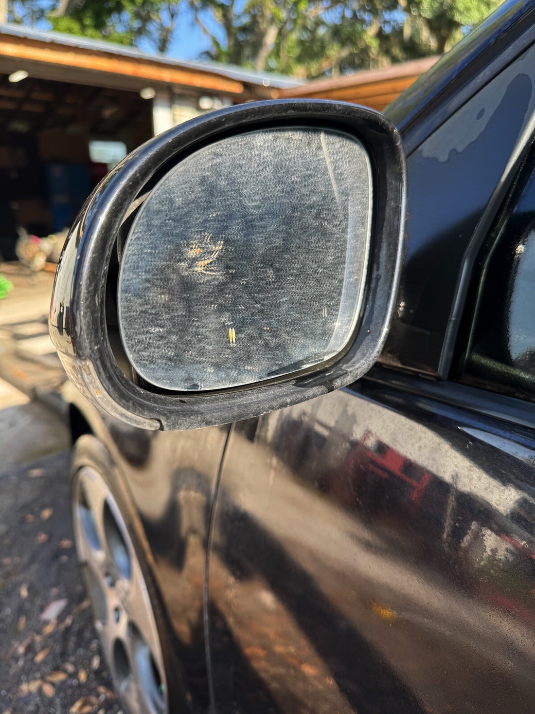 2006 2007 Volkswagen Golf GTI Left Driver Side View Mirror OEM BLACK