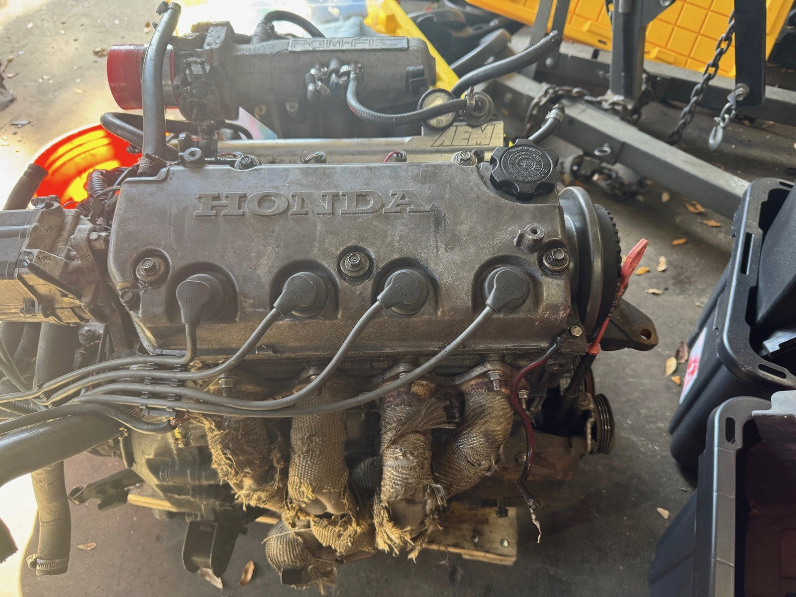 1989-1990 Honda CRX SI D16y7 engine With Vtec Head