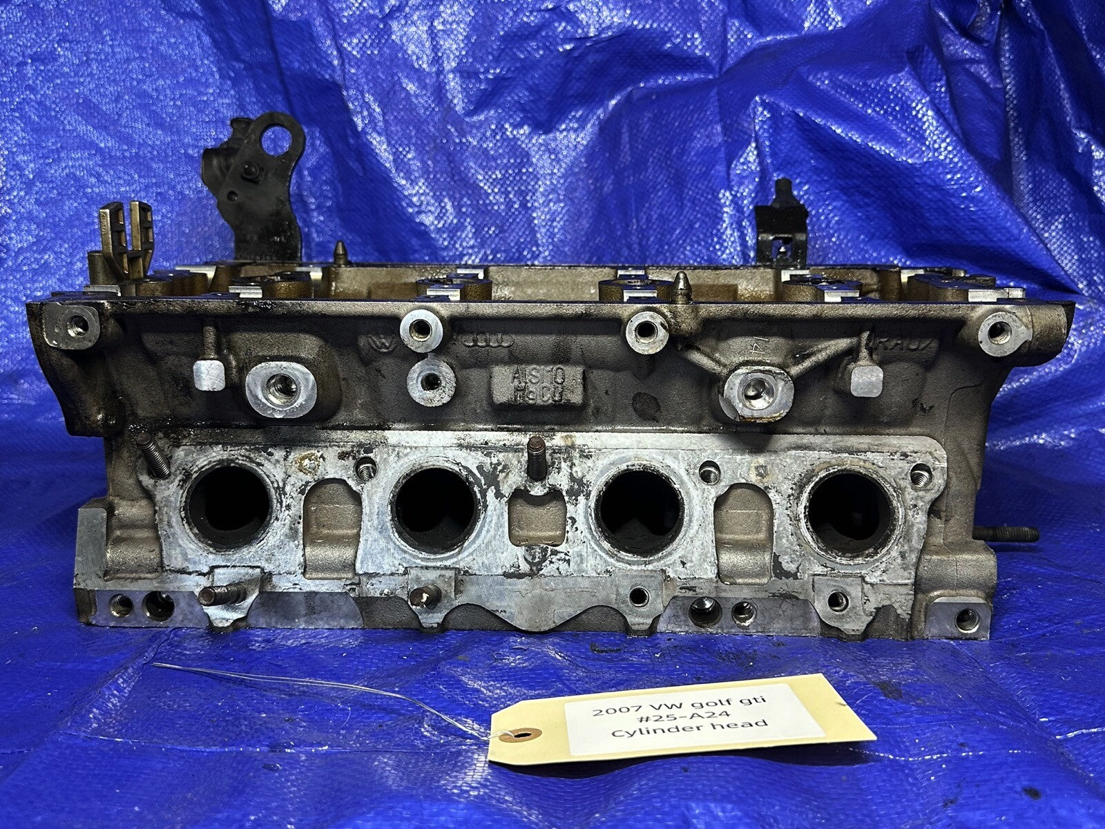 2007 VOLKSWAGEN GTI GOLF Cylinder Head 2.0L VIN V 5th Digit Turbo OEM needs valv