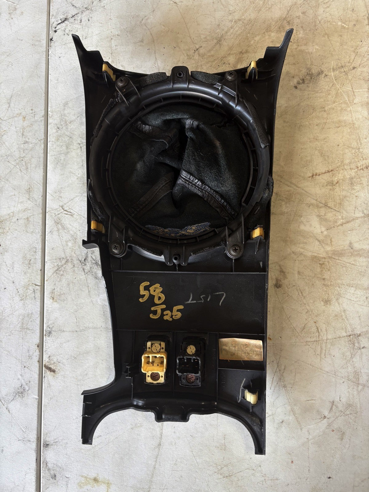 04-08 Mazda RX-8 Center Console Manual Shifter Trim With Heated Seat Switches 