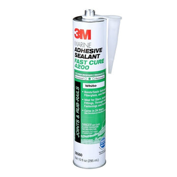 3M MARINE ADHESIVE SEALANT 4200 FAST CURE WHITE 