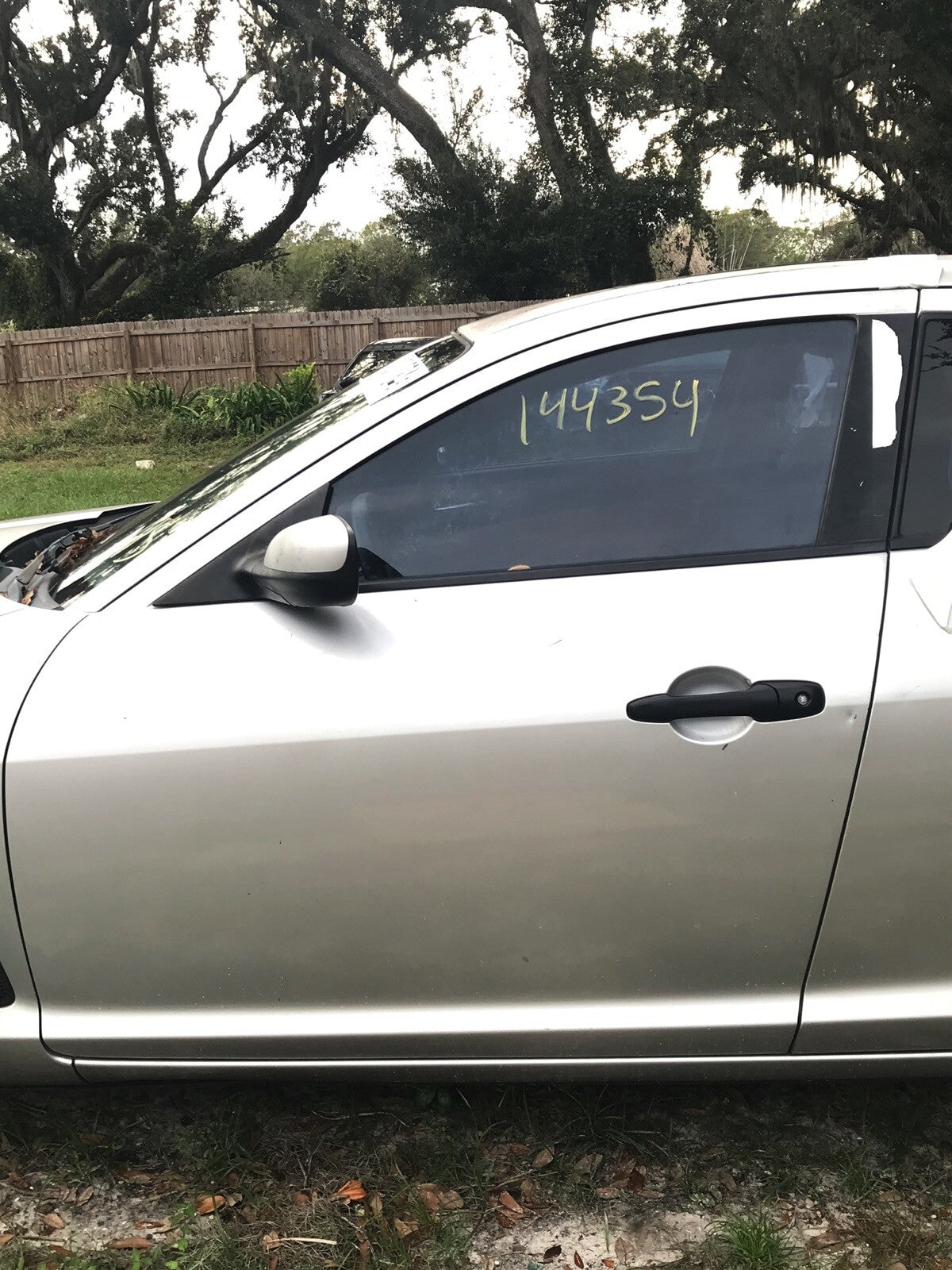 2004 Mazda RX8 Driver's Side Front Exterior Door Silver