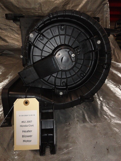 2002 Honda Civic Heater Blower Motor Assembly