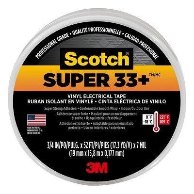 3M SCOTCH VINYL ELECTRICTAPE 1 ROLL