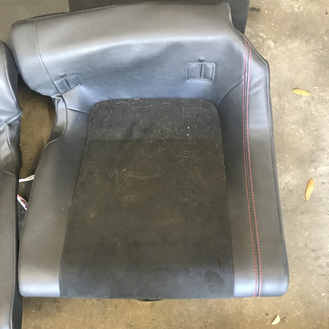 2013 Subaru BRZ Rear Seats Cloth Red Stitching