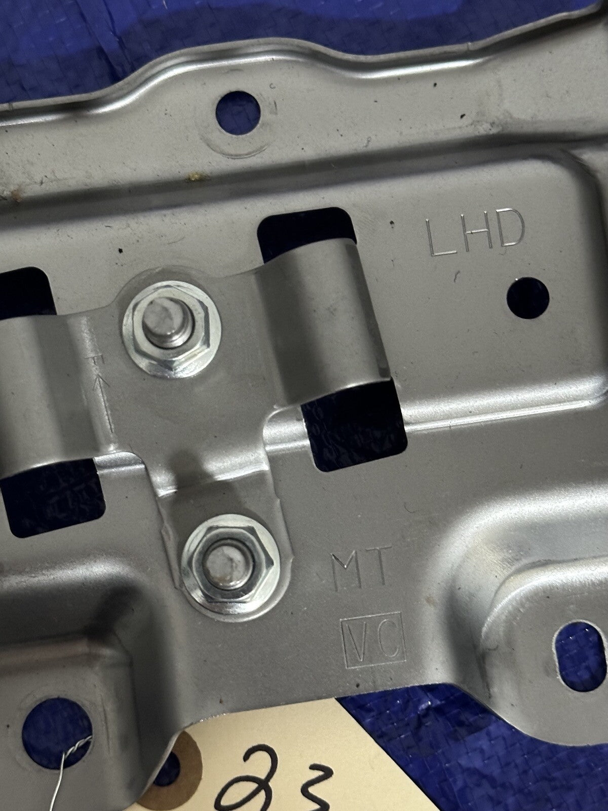 2017-2023 SUBARU WRX PARKING E BRAKE EMERGENCY CABLE LINE CONNECTOR BRACKET OEM