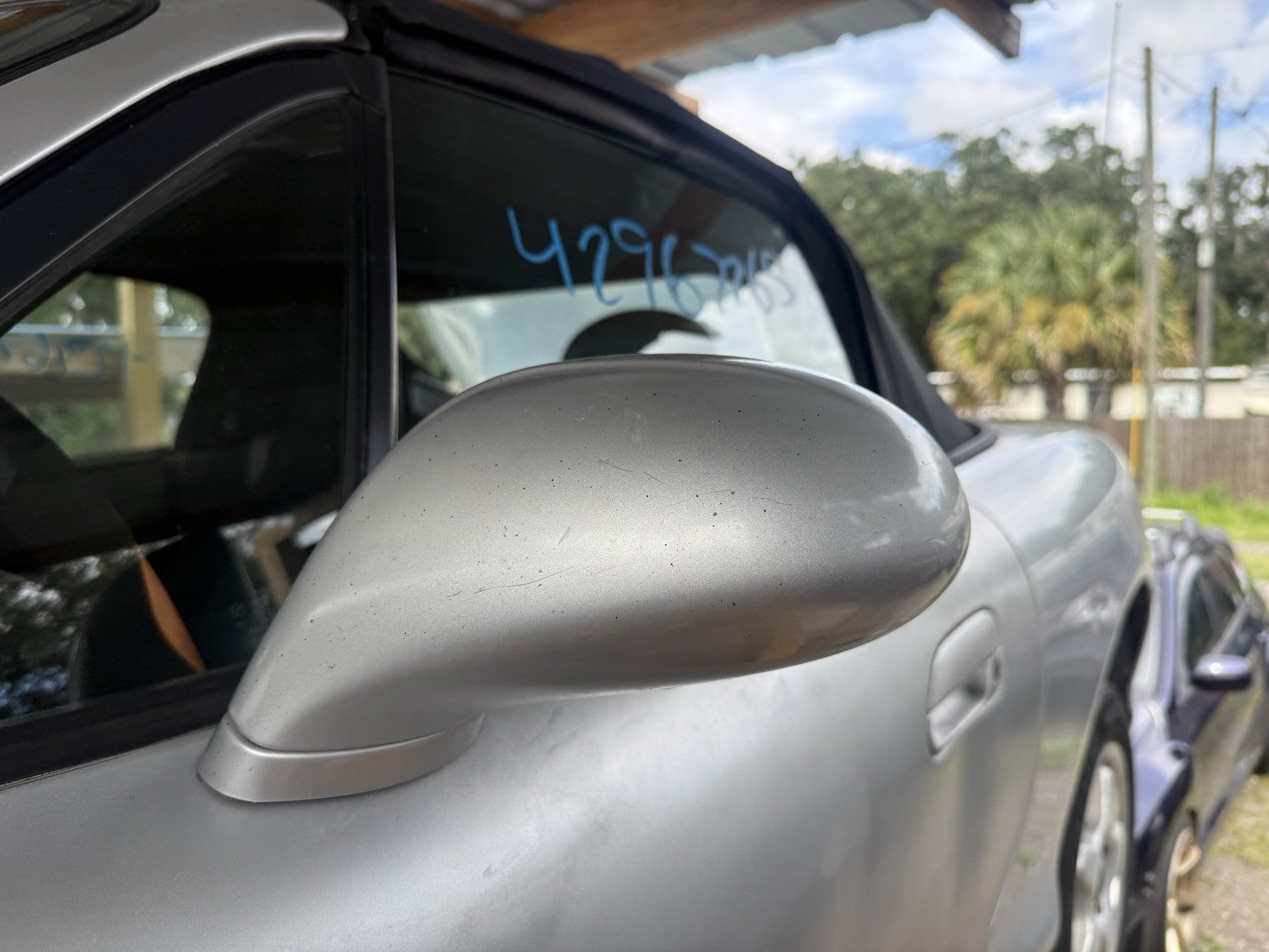 1999 Mazda Driver Mirror SILVER