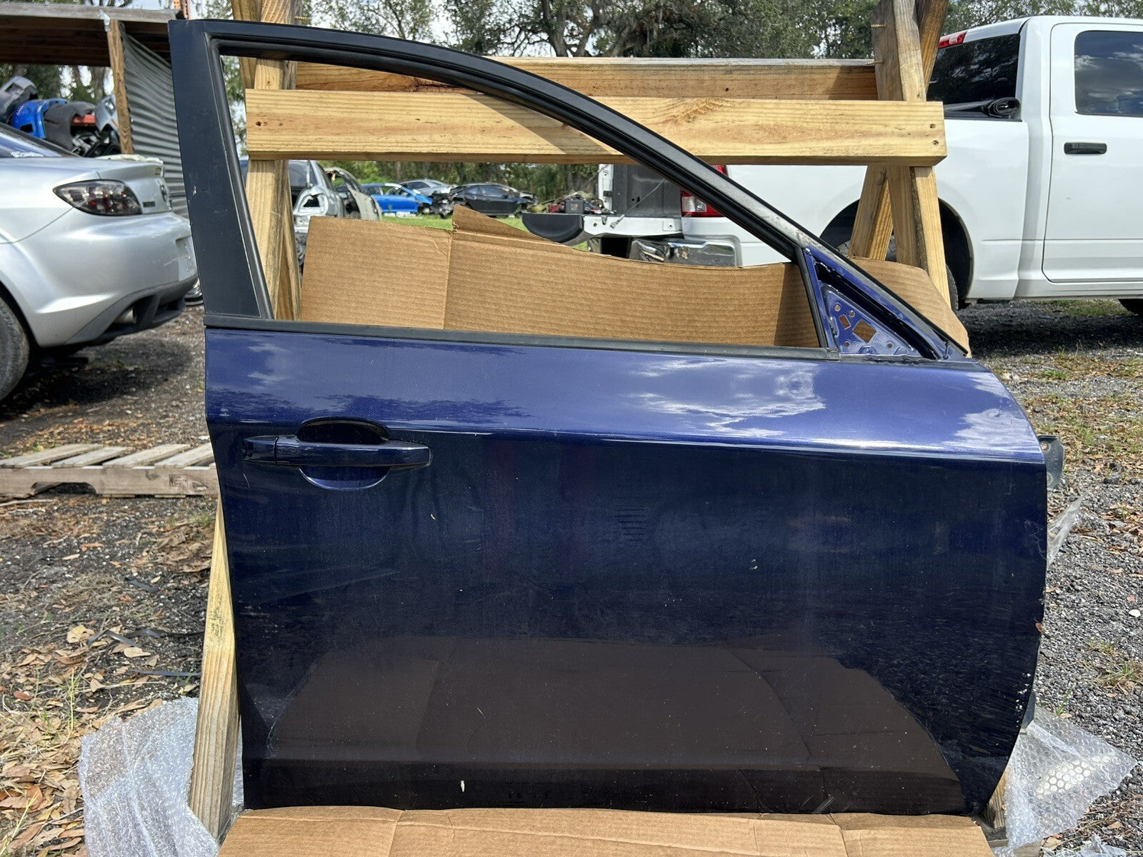 2014 Subaru Wrx Hatchback Front Passenger Door  Purple