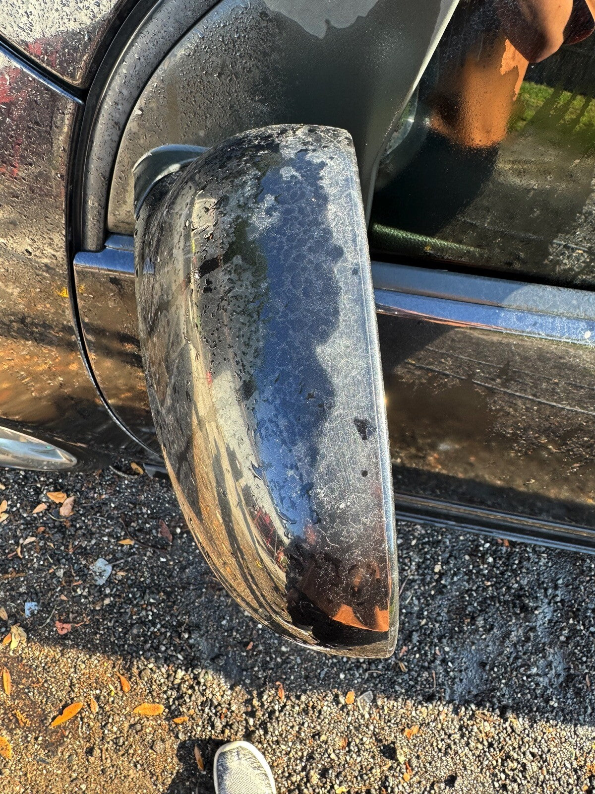 2006 2007 Volkswagen Golf GTI Left Driver Side View Mirror OEM BLACK