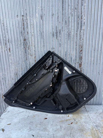 2022-2024 Subaru WRX Black Cloth Insert Rear Passenger Interior Door Panel Trim 