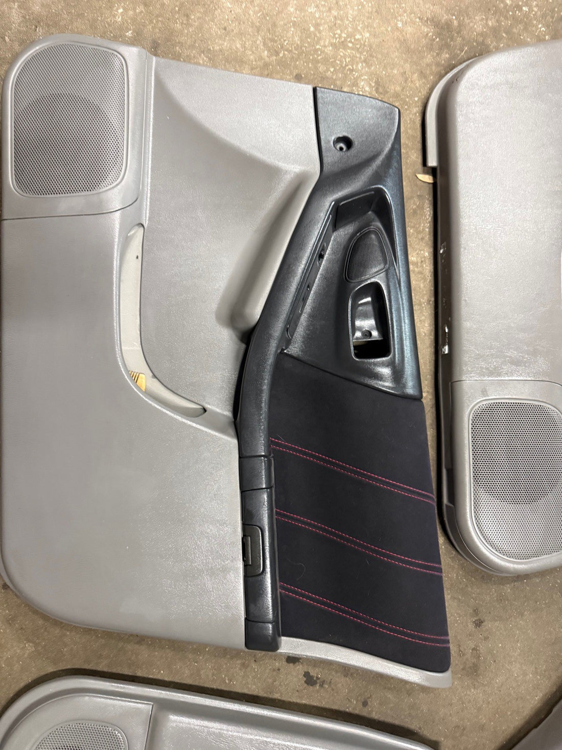 2002 Subaru Forestor STI Door Panels Grey Suede