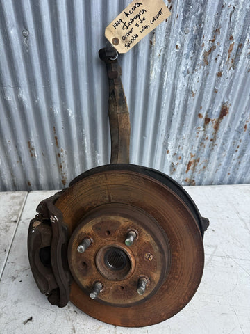 1999-2000 Acura Integra Front Knuckle hub Driver Side (no rotor)