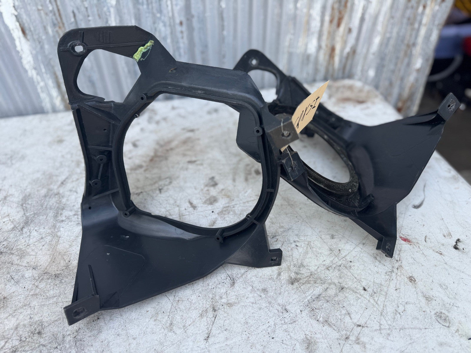 1989-1990 Honda CRX Rear Speaker Brackets 