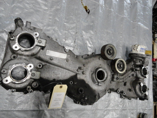 2013 SUBARU BRZ TIMING CHAIN COVER ASSEMBLY OEM