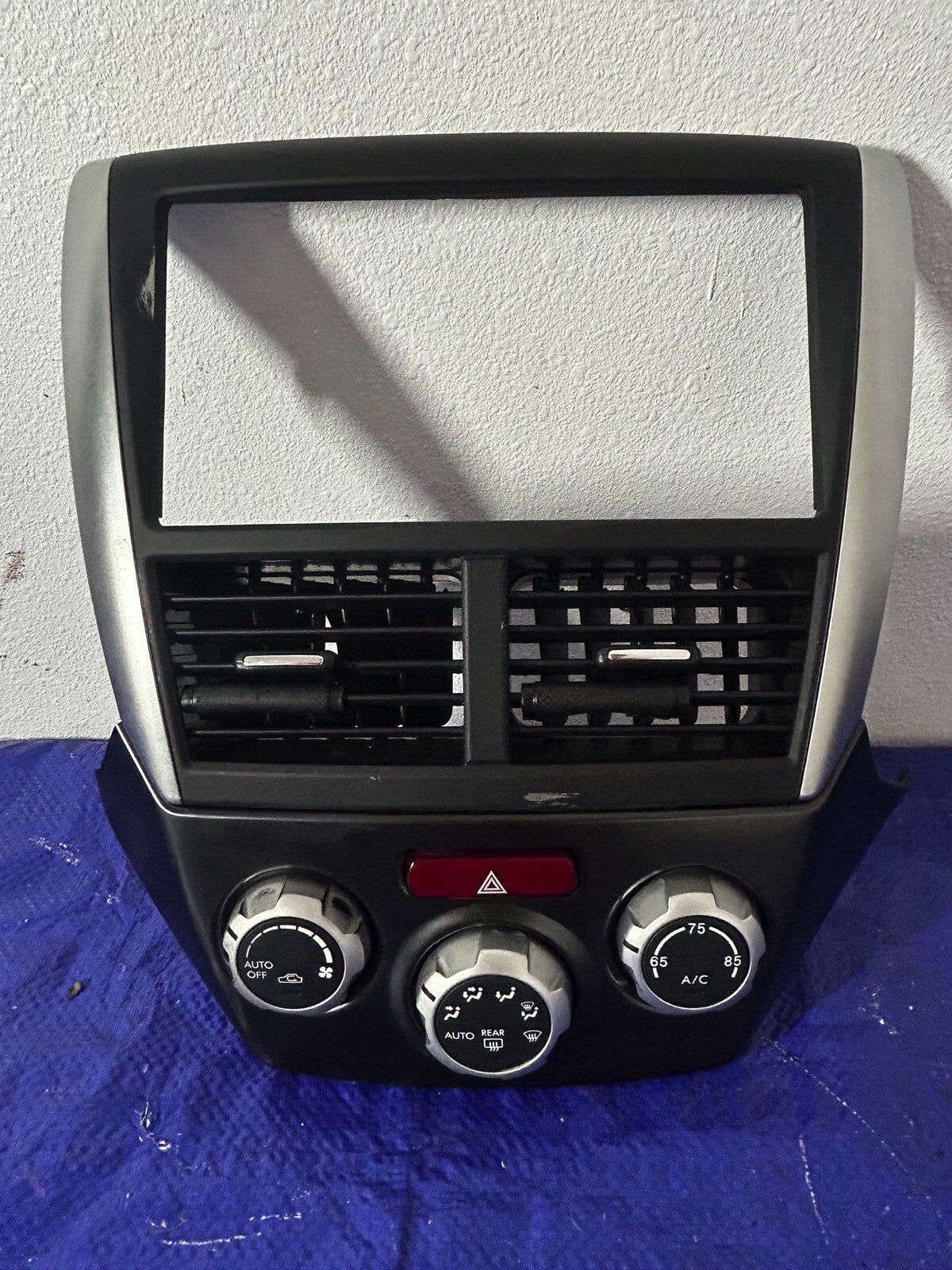 2012 Subaru WRX Radio Bezel with Climate controls