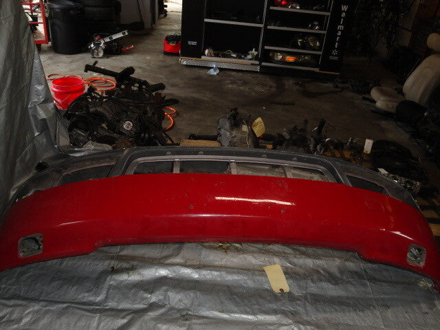 2002 Audi A4 Front Bumper Cover Red
