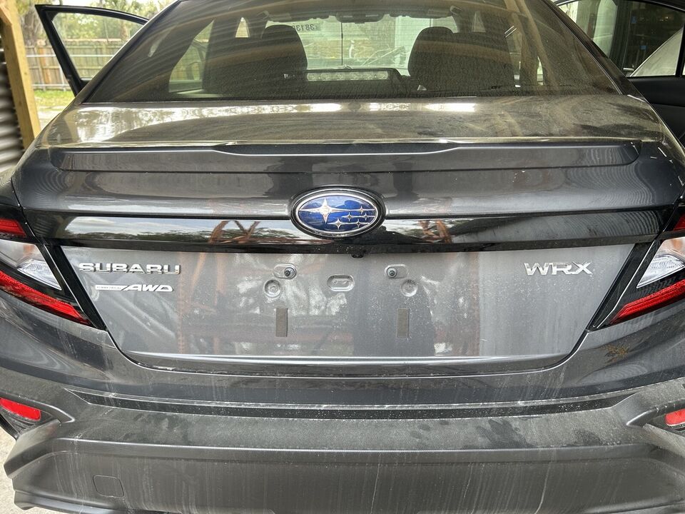 2022-24 Subaru WRX Premium 2.4L Rear Trunk Lid Grey OEM image 0