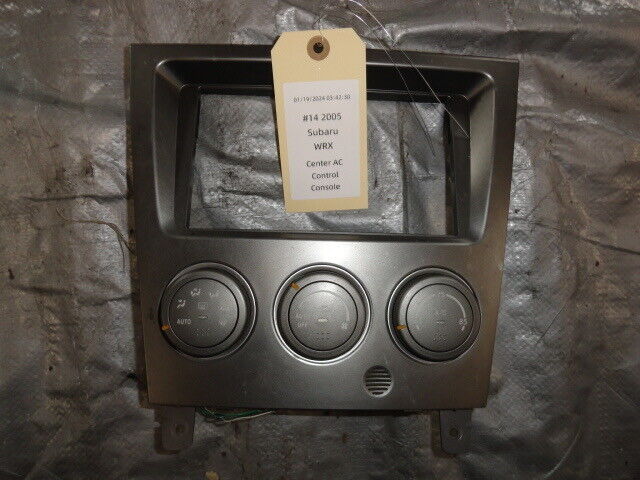 2005 Subaru WRX Center Dash A/C Control Console image 0