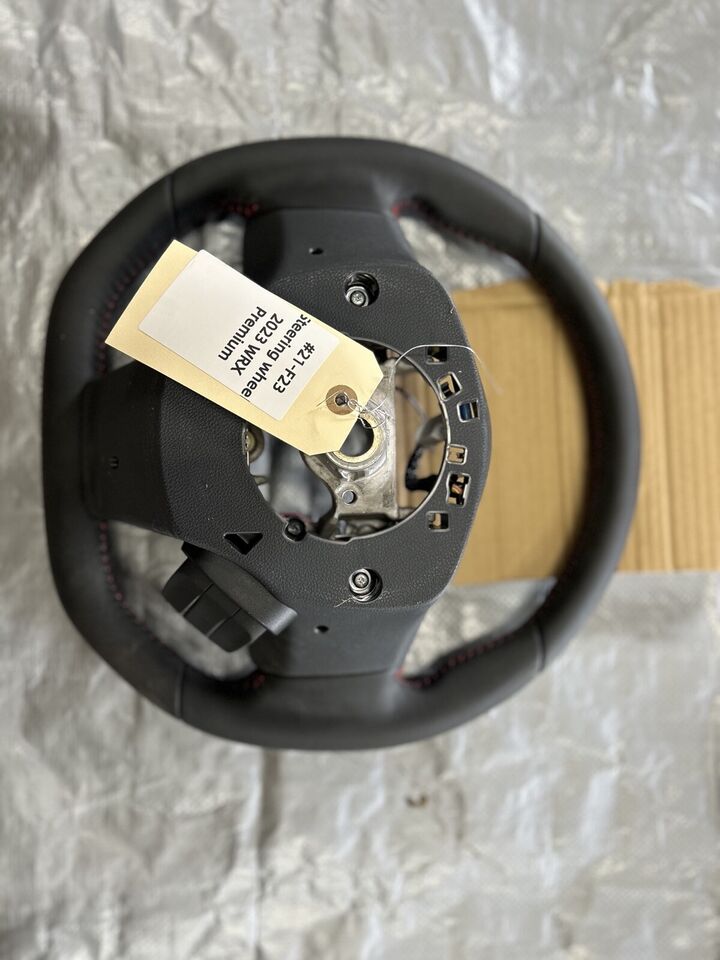 2022-23 Subaru WRX Premium Steering Wheel Black OEM image 1