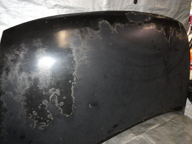 2002 Honda Civic SI Front Hood Black image 2