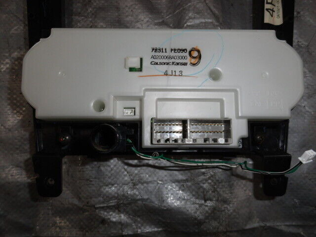 2005 Subaru WRX Center Dash A/C Control Console image 2