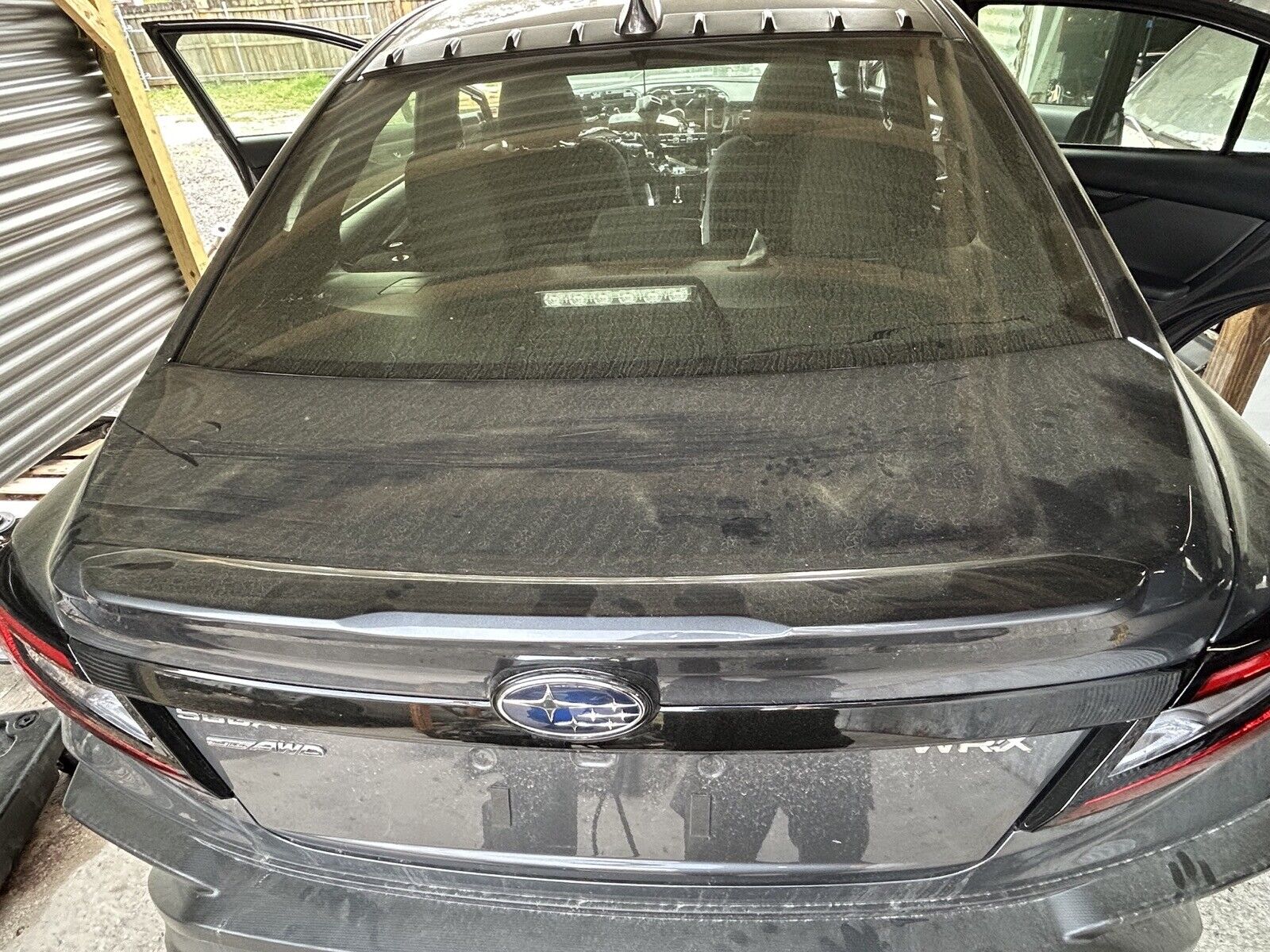 2022-24 Subaru WRX Premium 2.4L Rear Trunk Lid Grey OEM image 1
